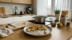 Kluski ziemniaczane bez lepienia: proporcje i prosty trik, dzięki któremu smakują też następnego dnia