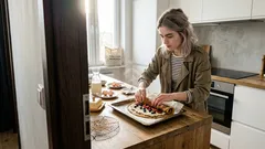 Jak zrobić naleśnik z piekarnika na blasze – pannukakku z twarogiem i owocami